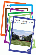 The White House Flash cards for kids. Learn about the White House with some quick facts.
