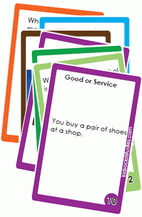 Distinguish Goods and Services flash cards for kids pdf free
