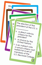 Flash cards on the U.S. presidential elections