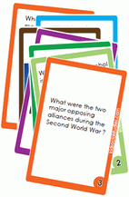 Flash cards for kids about World War II - pdf