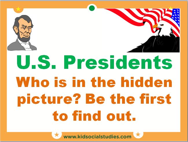 PowerPoint for kids to discorver U.S. presidents in pictures