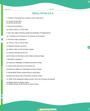 worksheet on American monuments and landmarks. pdf